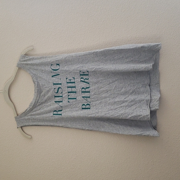 Emi Jay | Raising The Barre Muscle Tank in Green and Gray | OS | Gently Used - Picture 8 of 13